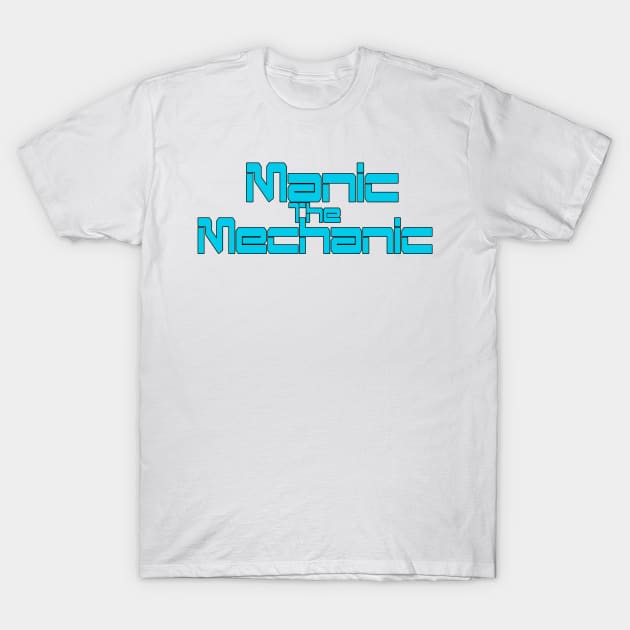 Manic OG Title - Light Blue T-Shirt by Manic
